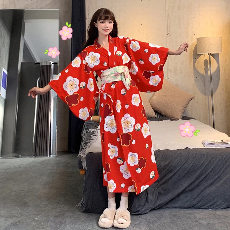 Юбка-кимоно в японском стиле для ранней осени и весны комплект из двух предметов -