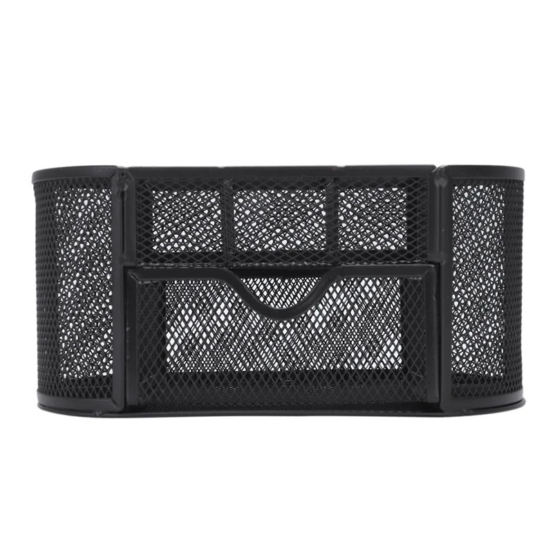 Многофункциональный металлический Настольный ящик для хранения из 9 компонентов