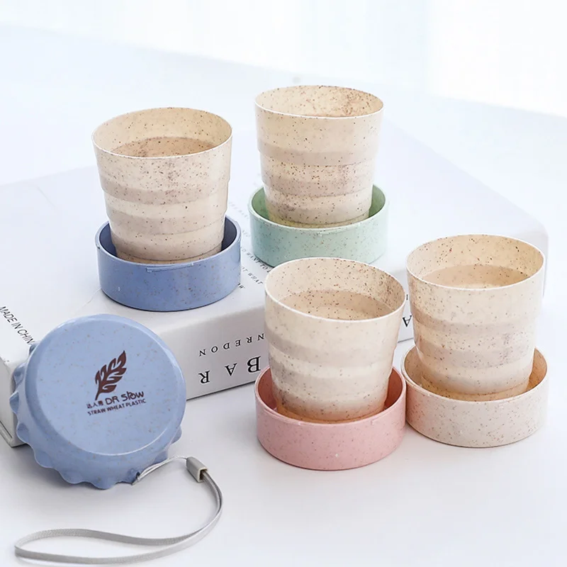 4 цвета Выдвижная складная чашка для путешествий уличная спортивная походный