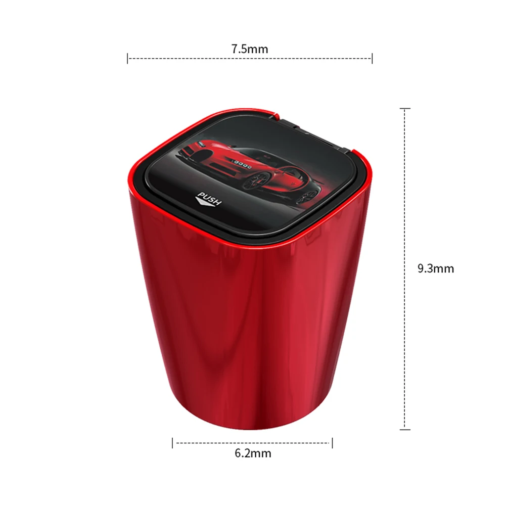 

Portable LED Car Auto Ashtray Smokeless Cigarette Holder Enduring Car Durable Parts Components Automobile Accessories