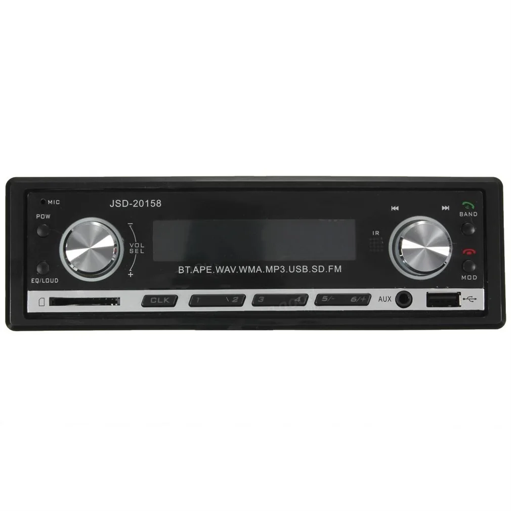 New 12V 60w Car Stereo FM Radio MP3 Audio Player Support Phone with USB/SD MMC Port Electronics In-Dash 1 DIN | Электроника