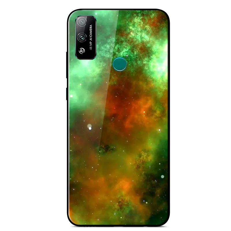 

Shockproof Case For Honor Play 4T Mirror Painted High Quality Tempered Glass Back Cover For Honor Play 4T TPU Frame Phone Cases