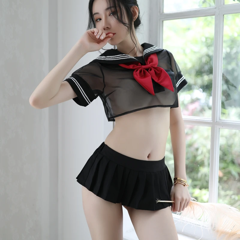 Сексуальное женское белье студенческое платье женская плиссированная юбка с