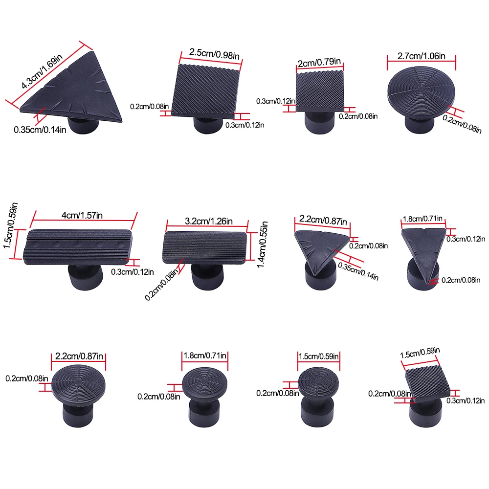 

PDR PDR Инструмент Клеевые вкладки Черный цвет Вмятин Вкладки на присоске Присоски для удаления вмятин Инструменты для безкрасочного ремонта Ремонт вмятин автомобиля