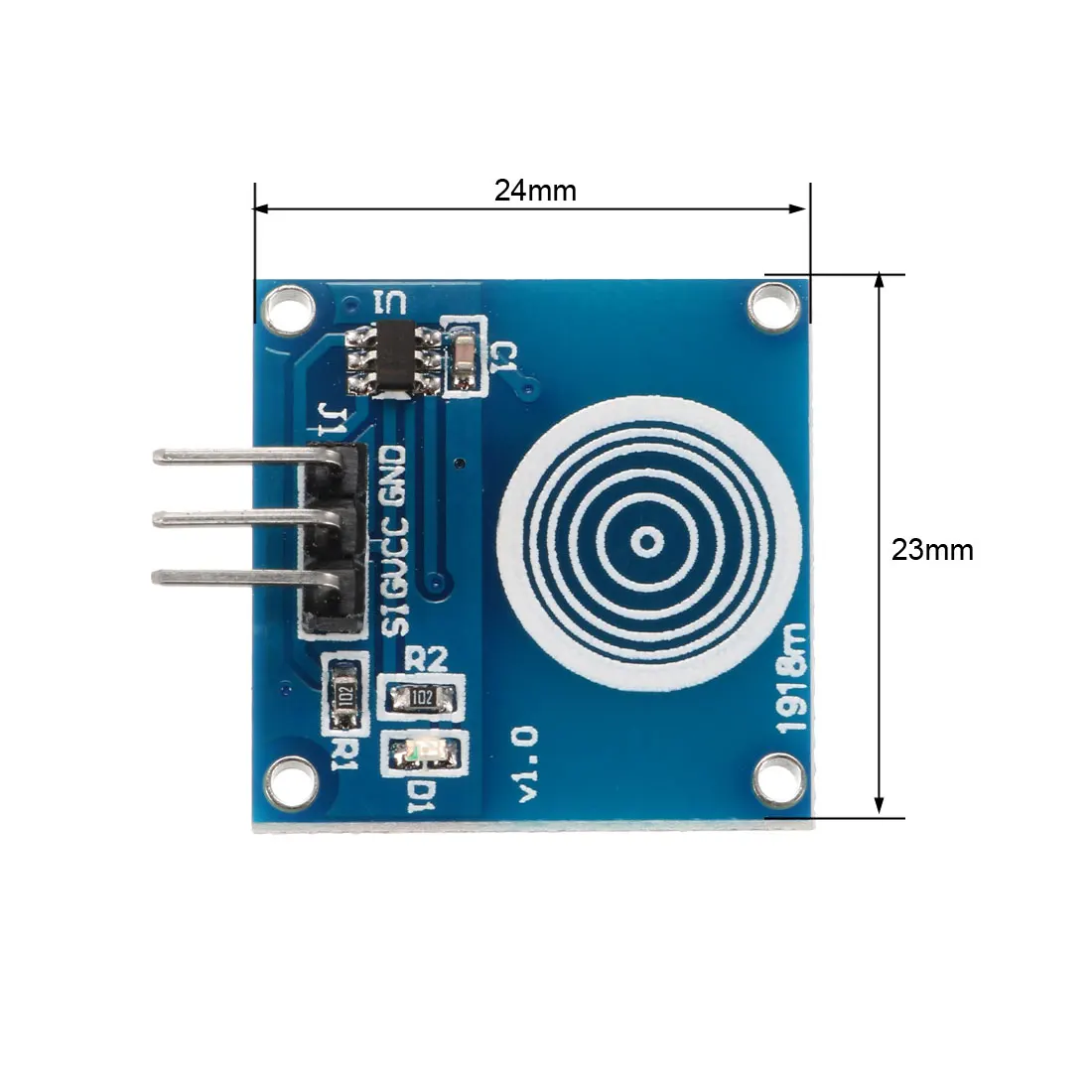 

uxcell TTP223B Switch Module Digital Touch Sensor Capacitive Touch for Arduino