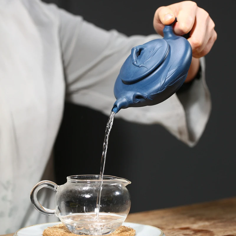 Исин ручной работы чайник руды грязи бамбуковый креативный Teaware отправить