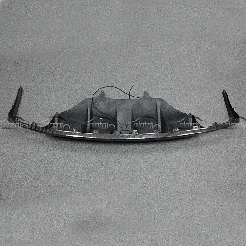 OLOTDI стайлинга автомобилей углеродного волокна задний диффузор бампер спойлер