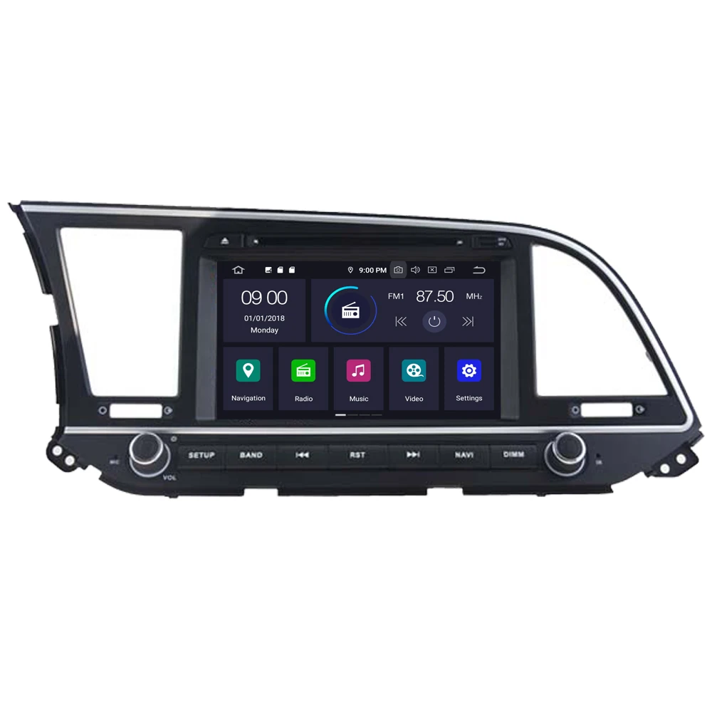 Автомобильный мультимедийный плеер RoverOne для Hyundai Elantra 2016 2017 2018 2019 Android 10 DVD радио GPS