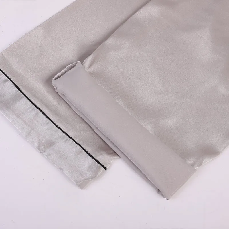 

Men's Pajamas New Solid Color Silk Men's Casual Sleep Bottoms Loose Home Wear Pants Home Trousers Mens Simple Sleepwear Pants