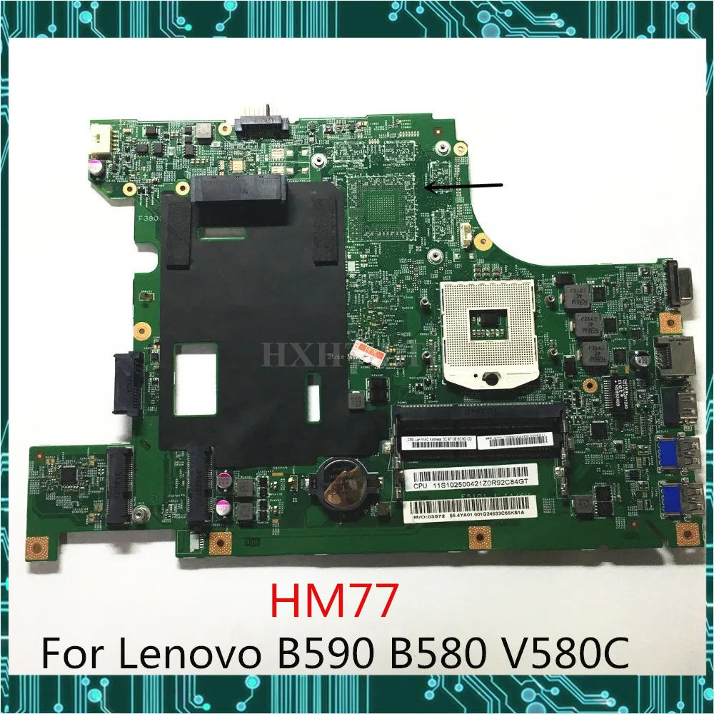Оригинальная материнская плата A+ для lenovo B590 B580 V580C основная плата для ноутбука 48.4te05011 HM77 хорошо работает