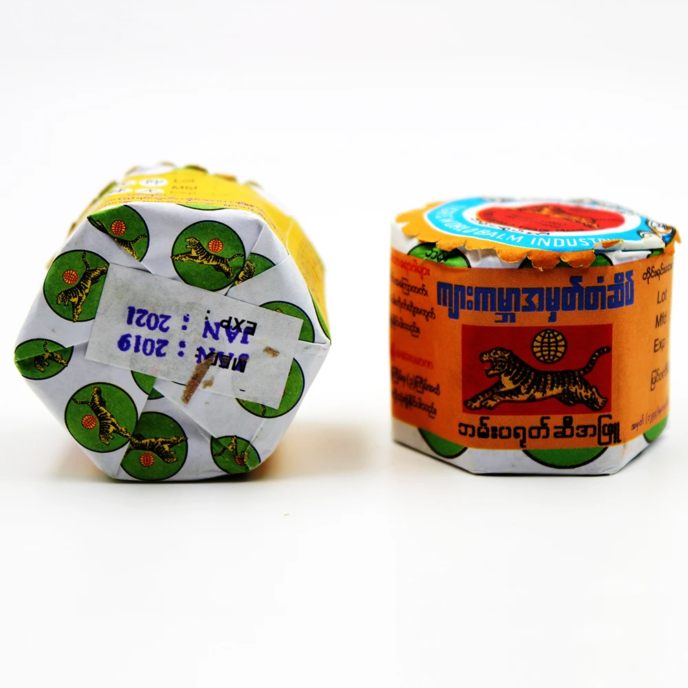 1 шт. тигровый бальзам для боли в мышцах мазь из Мьянмы судороги растяжение укусы