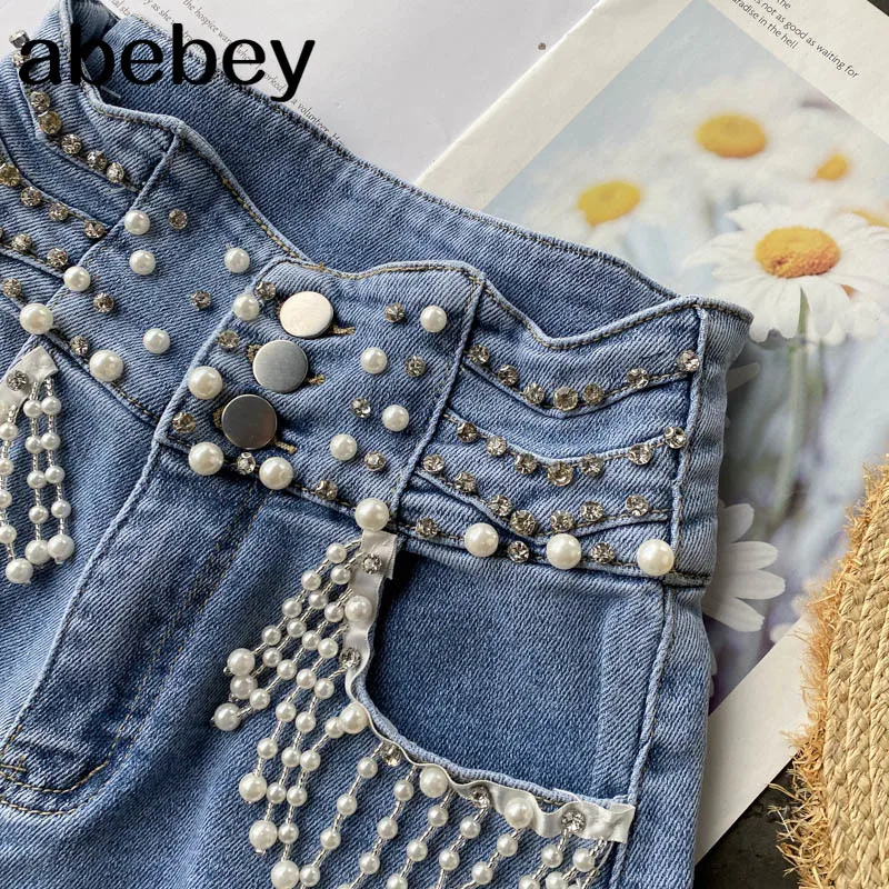 

Fashion Tassel Denim Shorts Sexy Women High Waist Casual Straight Club Shorts Jeans Summer