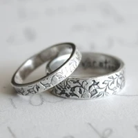 2pcs retro engagement wedding anniversary set ring size 6 10