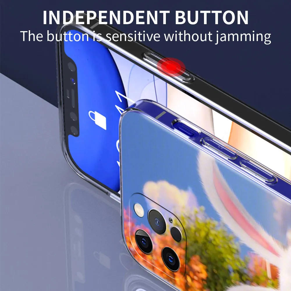 Прозрачный чехол для Apple iPhone 11 12 Pro Max XR 7 8 Plus X XS SE 2020 6 6S 5 дюймов мягкий силиконовый