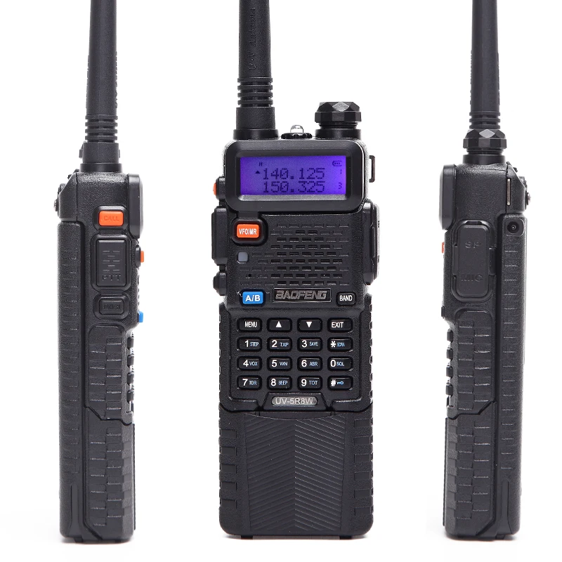 Рация BaoFeng UV 5R трехдиапазонная 8 Вт Вт/4 Вт/1 VHF/UHF 2 шт. аккумулятор 3800 мАч|Рации| |