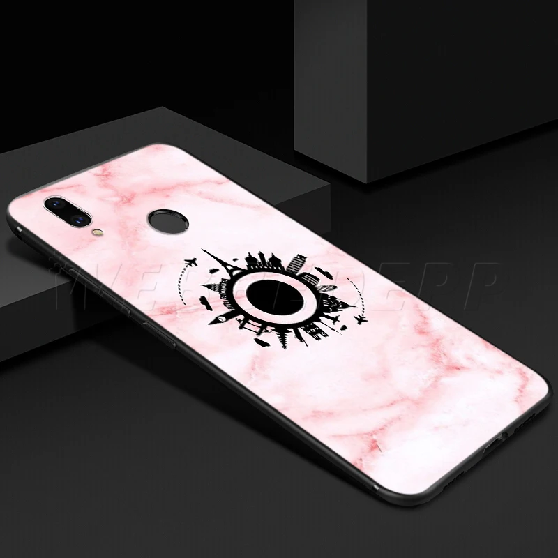 Розовый мир чехол "карта" для спортивной камеры Xiao mi Red mi Note 8 mi, возраст 3, 6, 8, 9, A1 A2 A3 8A 6X9 T CC9 Lite SE Pro Max F1 10