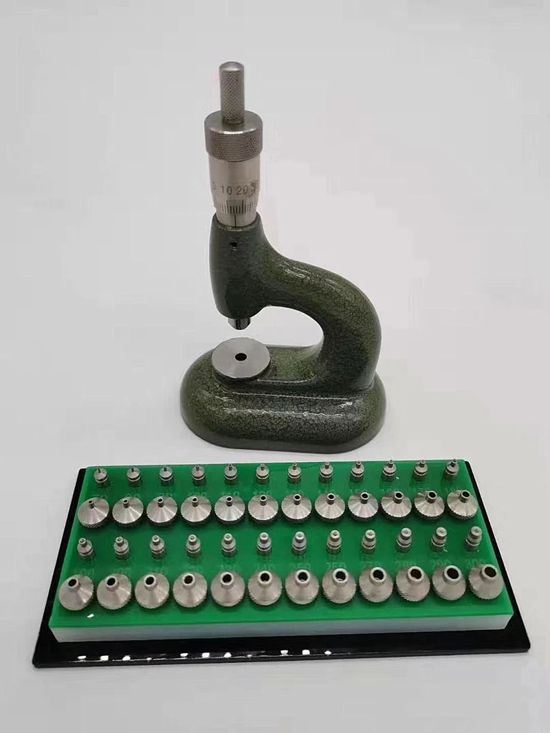 made in china clone horia MSA 13.100(bergeon 5372) watchmaker's jewelling tool with micrometric screw 4mm&4mm - Color: green