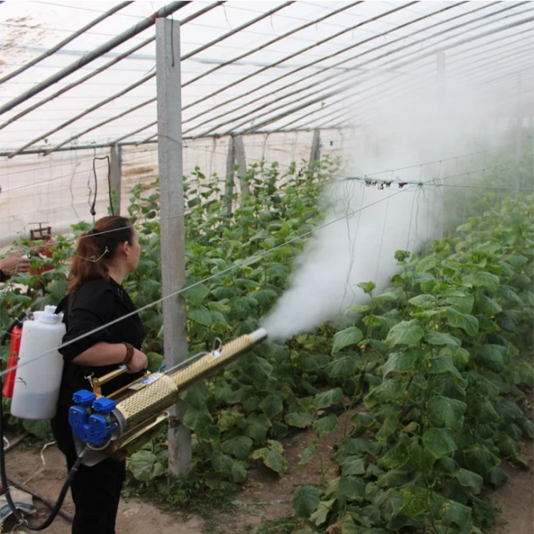 

Disinfection Fog spraying machine gun with smoke fog machine for sale