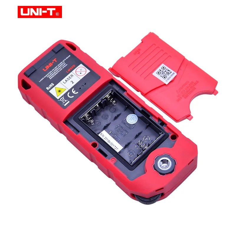 Цифровой лазерный дальномер UNI-T LM50D/LM100D Лазерный EBTN экран хранение