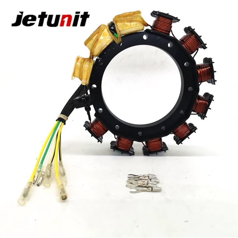 JETUNIT подвесной мотор Статор для ртути 25-30-40HP 16AMP 2/3 цилиндр 398-852386A 4398-852386 T 4398-852386T6 174-2386