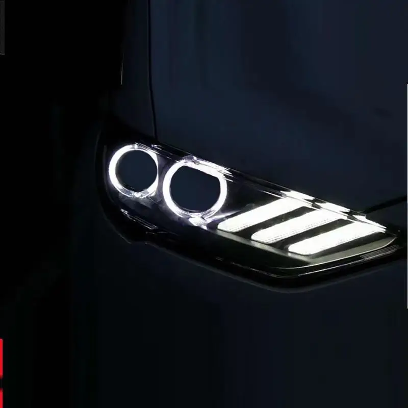 Внешние Drl дневные ходовые Luces Para Авто Стайлинг боковой сигнал поворота