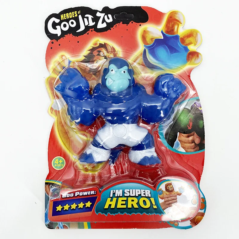 

Hotsale Goo Jits Super Hero Squeeze Squishy Rising Anti Stress Toys Figurines Collectible Soft Dolls For Boys Kids Gift