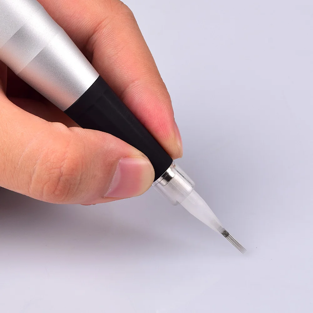 100 шт. стерилизованные одноразовые иглы для перманентного макияжа 0 35 мм 1D/1R/3R/5R/5F/7F