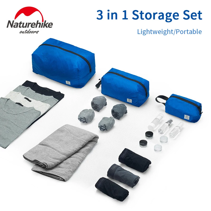 Naturehike 3 в 1 дорожная сумка для хранения портативная многофункциональная