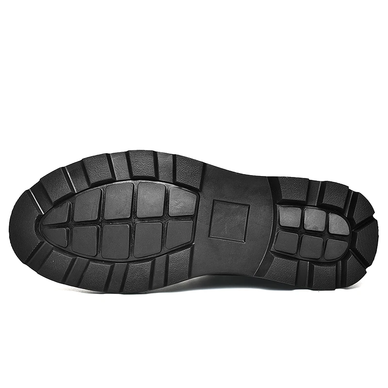 

Winter Men Boots Genuine Leather Ankle Boots Black Warm Winter Work Casual Shoes Men Outdoors Military Fur Snow Boots for Men