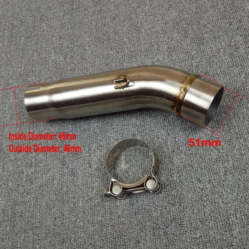 Motorcycle Motorbike Middle Exhaust Mid Link Pipe Connector for HONDA CB400 | Автомобили и мотоциклы