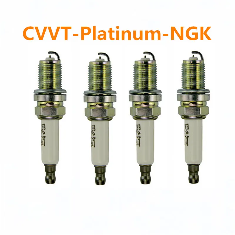 CVVT-Platinum-NGK Для Geely Emgrand X7 EmgrarandX7 EX7 SUV, автомобильные свечи зажигания/Автомобильные свечи, 4 шт./лот - Название цвета: CVVT-Platinum-NGK