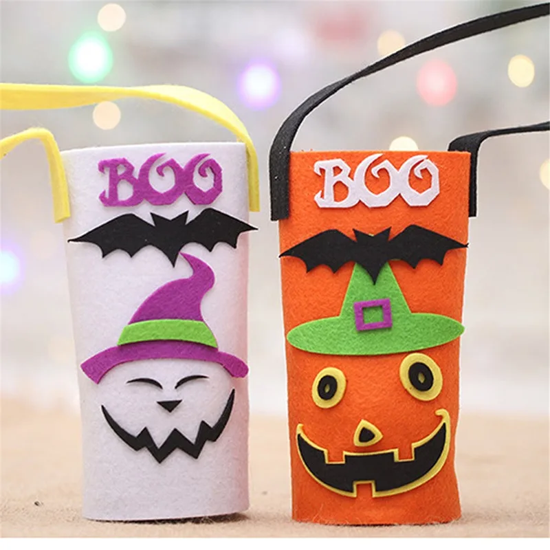 Сумка для вина в стиле Хеллоуина многоразовый подарок одна бутылка сумка-тоут с