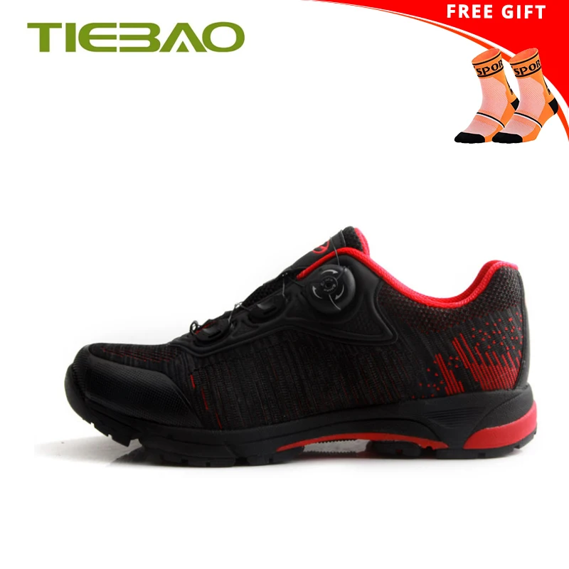 

Tiebao Sapatilha Ciclismo Mtb Cycling Shoes Men Women Breathable Self-Locking Mountain Bike Sneakers Flying Woven Mtb Spd Shoes