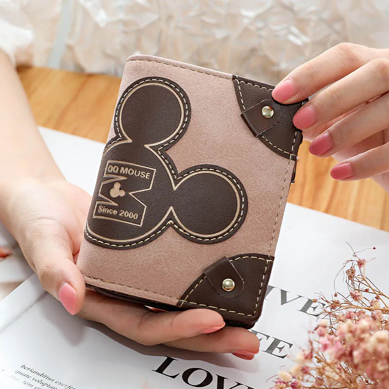 Кошелек женский из нубука с карманом для монет и кредитных карт | Багаж сумки