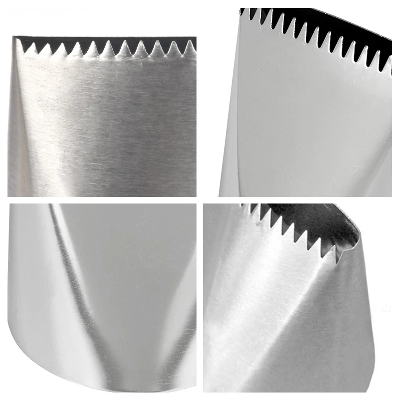 Очень большой Нержавеющая сталь насадка глазури трубопроводов сопла крем торт