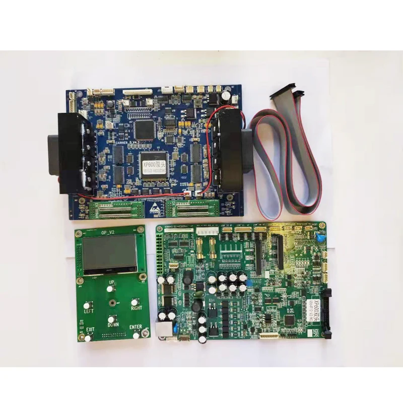 Jucaili широкоформатный принтер комплект платы для dx5 dx7 конвертировать в xp600 двойная головка платы каретки плата с 6 кнопками