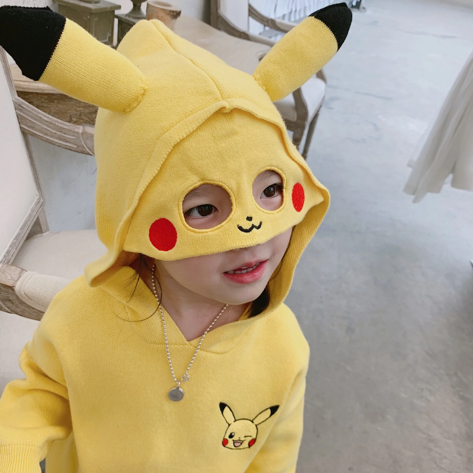 Tonytaobaby Autumn and Winter Clothes New Boys and Girls Children's Wear Children's Hooded Sweater Cartoon Cute
