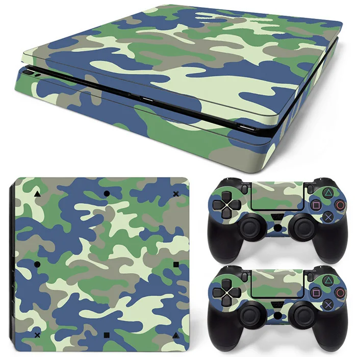 1907 Граффити дизайн для PS4 тонкая консоль и контроллеры наклейки для ps4 тонкая кожа Наклейка для ps4 тонкая виниловая наклейка - Цвет: 1907