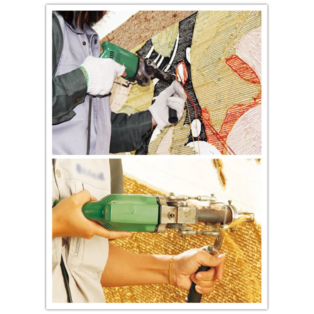 

electric Hand tufting gun Rug machines ( Can do both Cut Pile and Loop Pile )