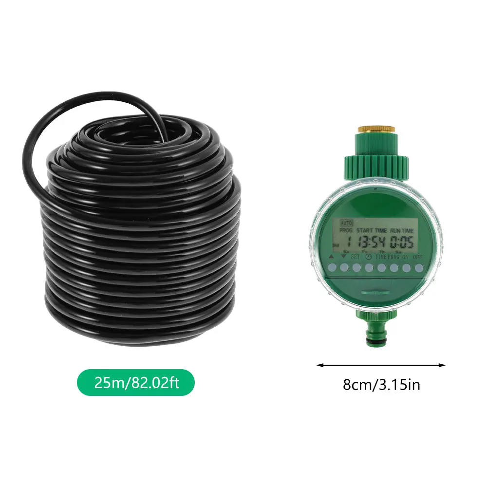 

Plant Self Watering Dripper Set Garden Micro Drip Water Timer Automatic Plant Water System Garden Supplies