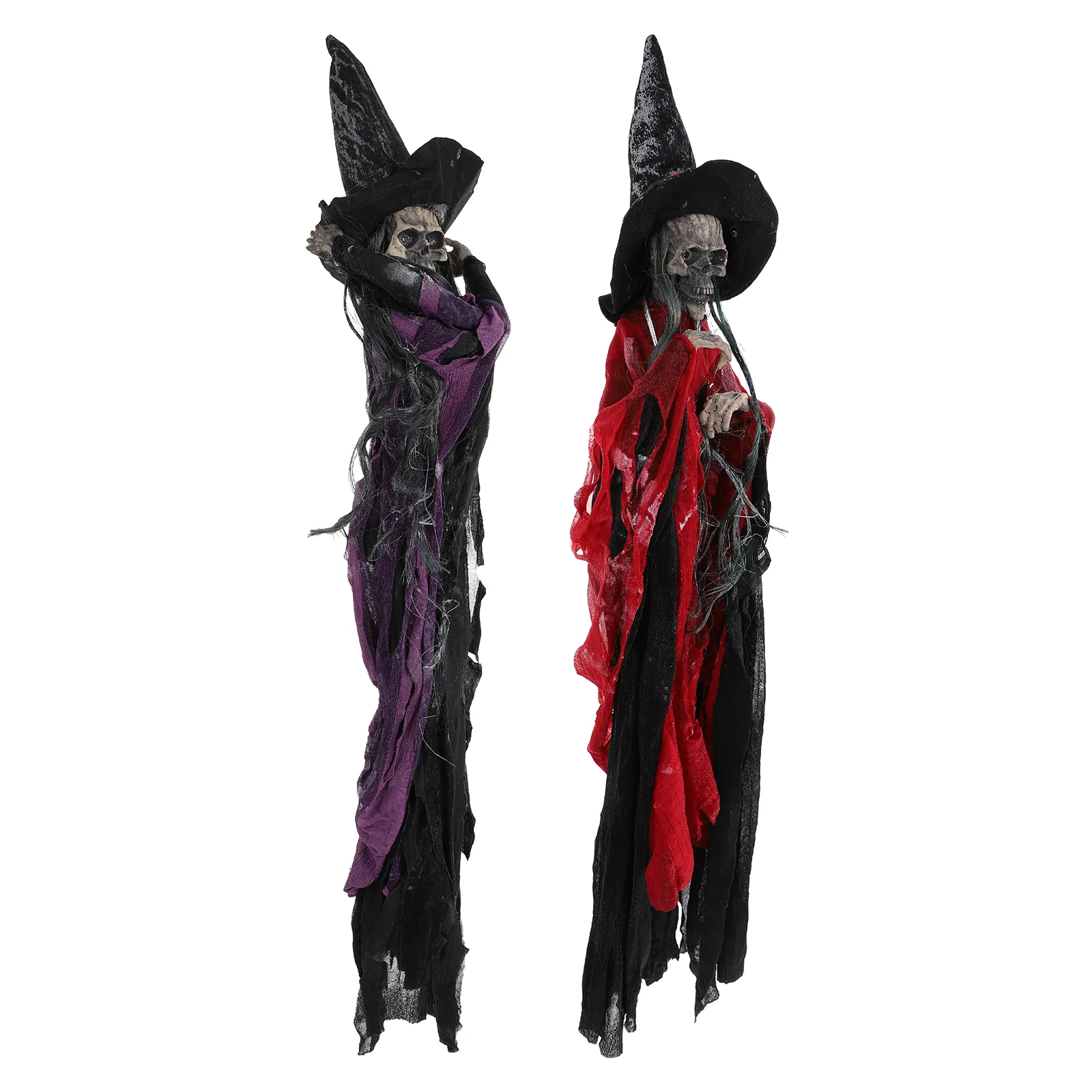 

2pcs Scary Ghost Pendants Hanging Decors Party Layout Props