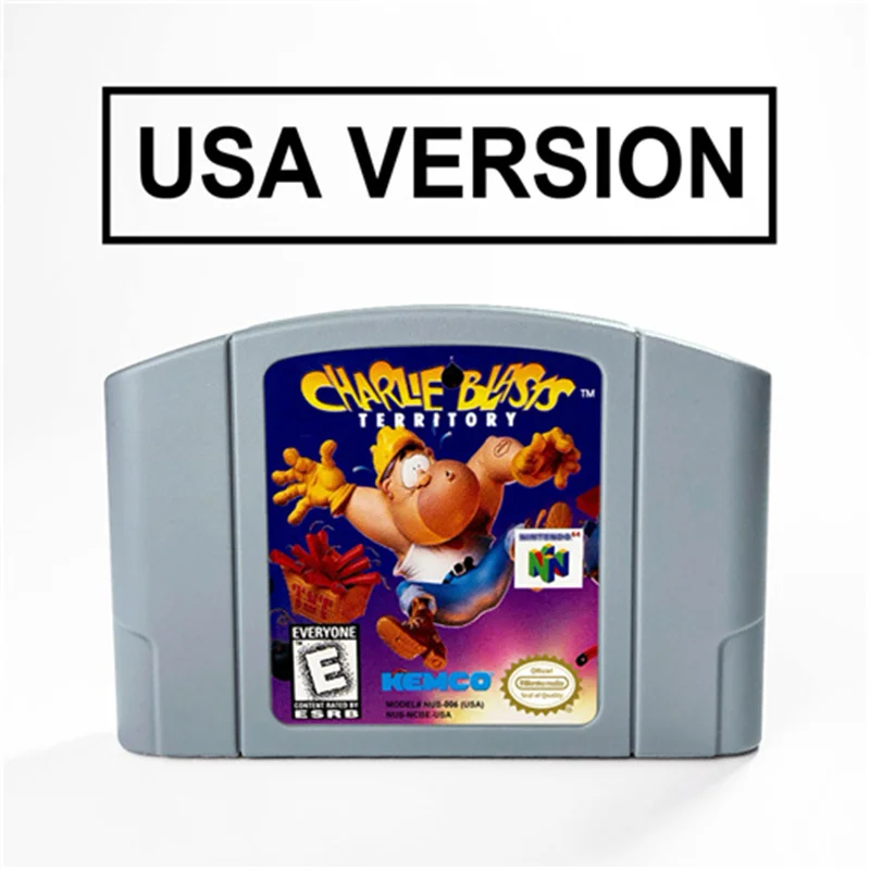 

Charlie Blast's Territory For 64 Bit Video Game Cartridge USA Version NTSC Format