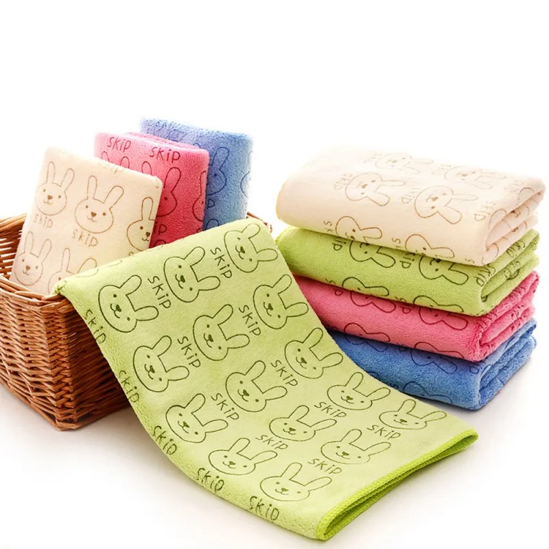Детское Хлопковое полотенце милое детское банное с мультяшным животным и