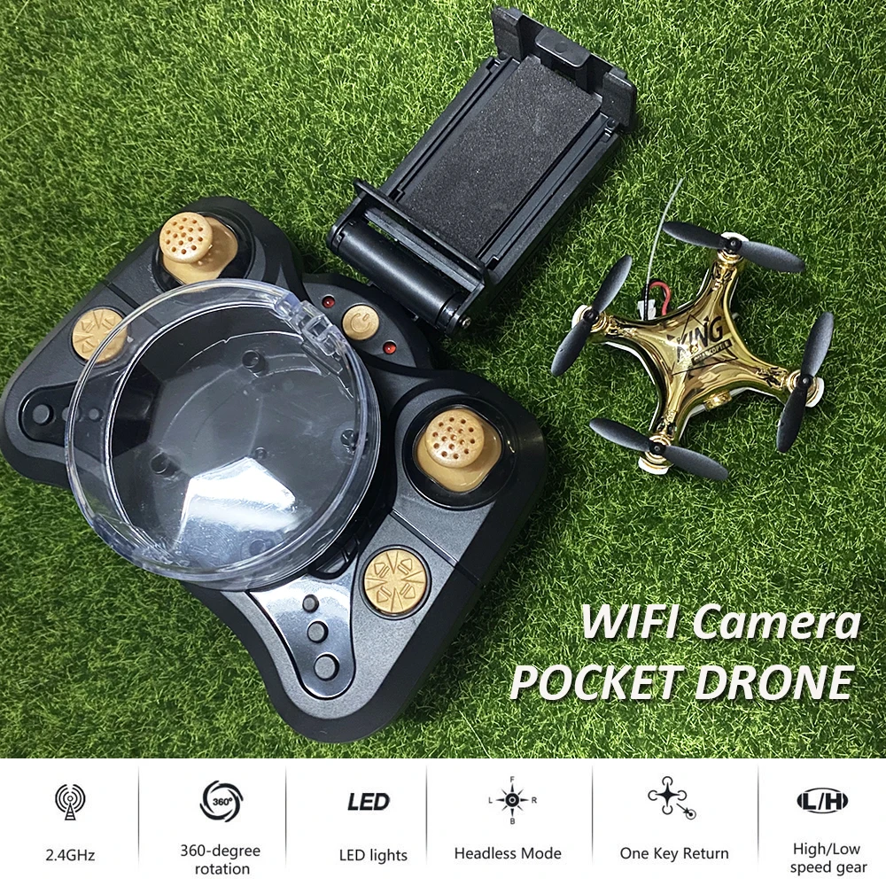Rc Drone Mini Quadcopter с HD камерой WIFI FPV камера вертолет игрушка для начинающих Дрон VS 901H