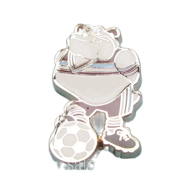 Оптовая продажа жесткие эмалированные булавки для собак металлические броши