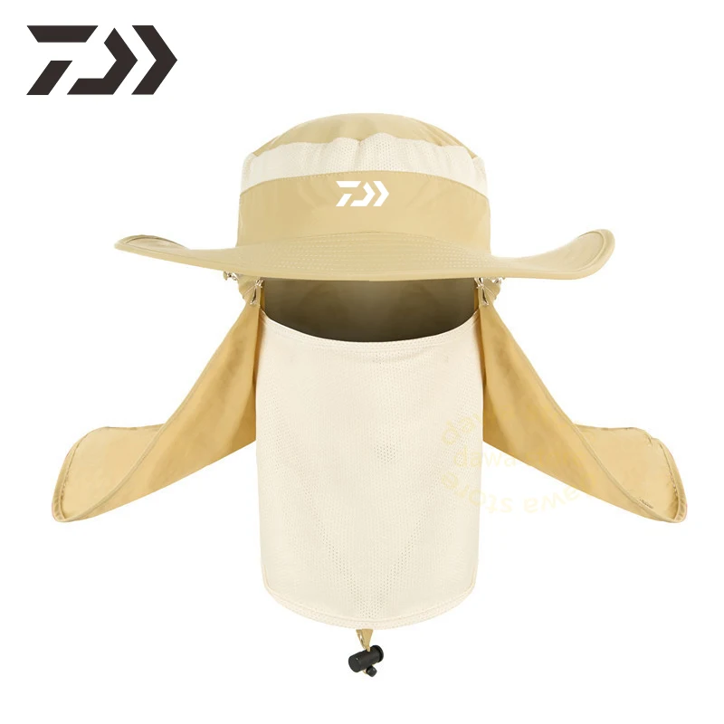

2021 Unisex Visor Hats Fishing Sun Protector Cap UV Protection Face Neck Cover Sun Protection Outdoor Hiking Fishing Hats Sport