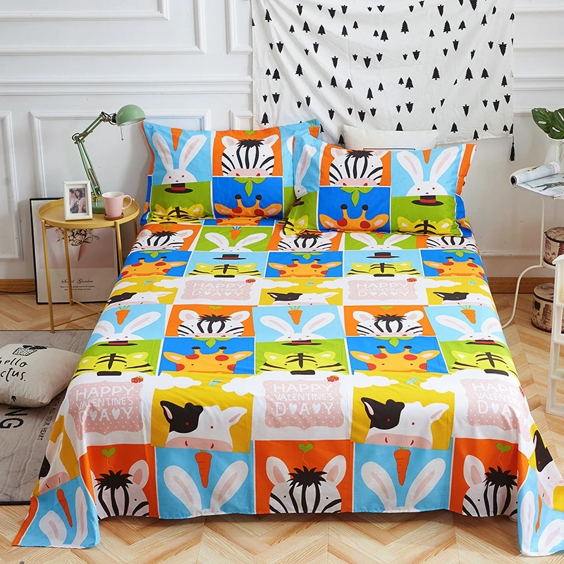 Мультфильм квадратный животные Домашние тапочки с изображением головы плоский