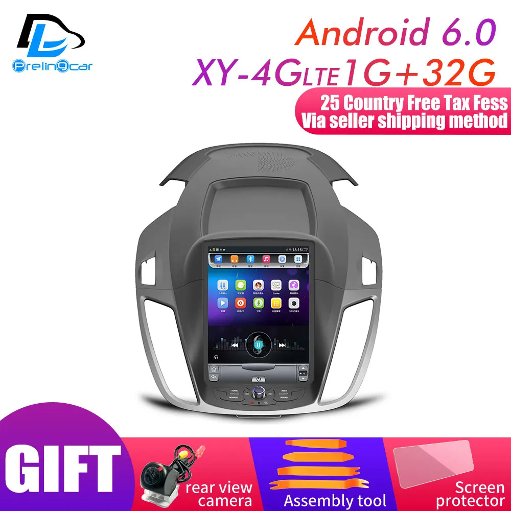 XY-4G 1G32G An6.0 4G Lte 32G rom Вертикальная android система Мультимедиа Видео Радио плеер для ford escape kuga 2013- C-MAX Навигация стерео - Цвет: XY-4G 1G32G An6.0