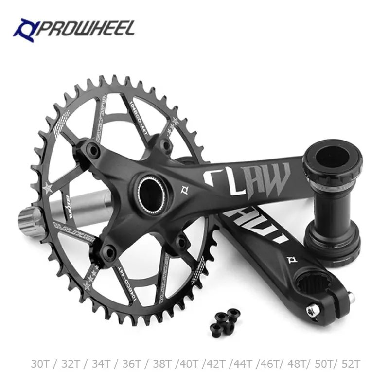PROWHEEL 175/170 MM 104BCD CNC single speed mtb bicycle crank set chain wheel