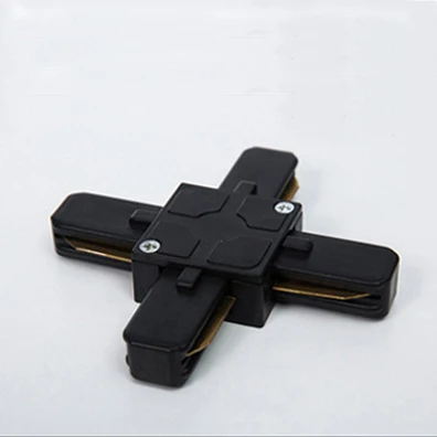 X-Connector X 1pcs 0,5 м Длина 2-проводной Алюминий железнодорожных путей у меня L Футболка с принтом «крестик разъем станок для 2 провода видео-телефон двери отслеживания светильник Светодиодный точечный светильник рельсы - Испускаемый цвет: X-Connector X 1pcs